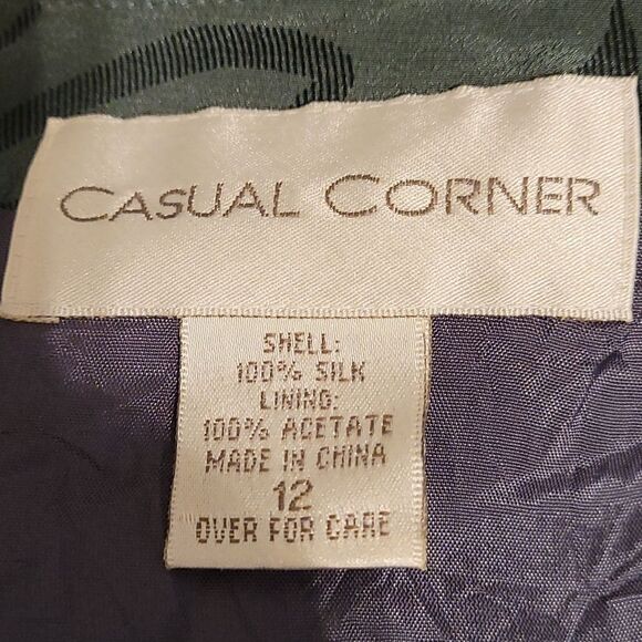 Beautiful green silk dress - Picture 5 of 5